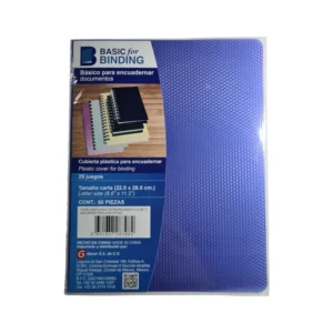 Cubierta T/C Pqt50 Diamante Azul Intenso Basic For Binding