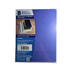 Cubierta T/C Pqt50 Arena Azul Intenso Basic For Binding