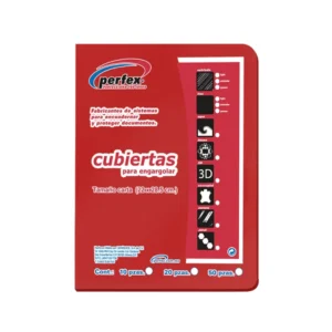 Cubierta Para Encuadernar Tama?o Carta Paquete50 Liso Premium 14 Puntos Rojo Perfex