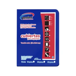 Cubierta Para Encuadernar Tama?o Carta Paquete50 Estriada 14 Puntos Multicolor Perfex