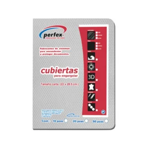 Cubierta Para Encuadernar Tama?o Carta Paquete50 Diamante 14 Puntos Kristal Perfex