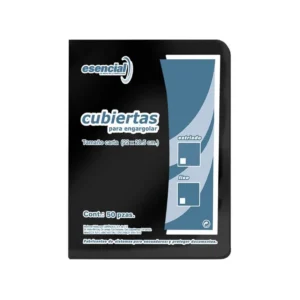 Cubierta Para Encuadernar Tama?o Carta Paquete50 Liso Esencial 14 Puntos Negro Perfex