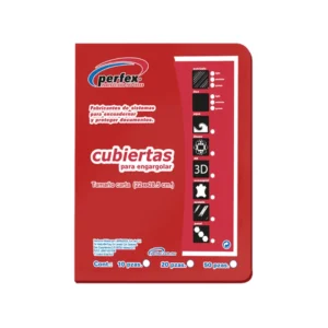 Cubierta Para Encuadernar Tama?o Carta Paquete50 Liso Esencial 14 Puntos Rojo Perfex