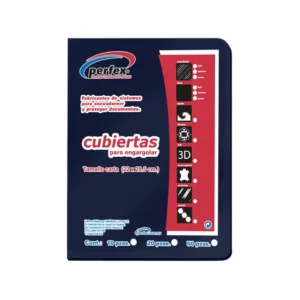Cubierta Para Encuadernar Tama?o Carta Paquete50 Liso Esencial 14 Puntos Azul Oscuro Perfex