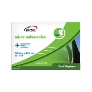 Lamina 30.5X47.50Cm 8Ml Paquete50 Tabloi Perfex