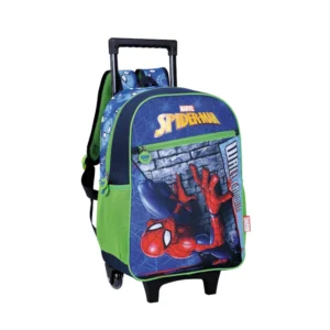 Mochila 16  Con Rodos Spiderman