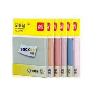 Nota Adhesiva Deli 3x3 Surtido 100 hojas