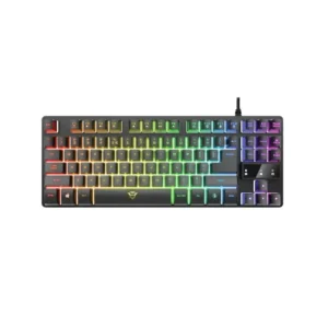 Teclado Trust Gaming Thado Usb Metalico Rgb Tkl Gxt 833 Membrana Anti-Ghosting