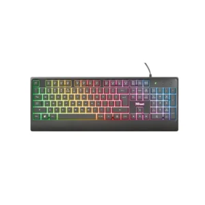 Teclado Trust Gaming Ziva Usb Negro Rainbow Full Size Membrana