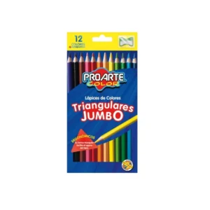 Lapiz Color Largo Paquete12 Jumbo +Sacap Proarte