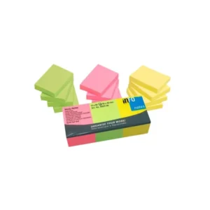 Nota Adhesiva Infonote 2X1.5 Surtido Neon 12 Piezas 5653-39