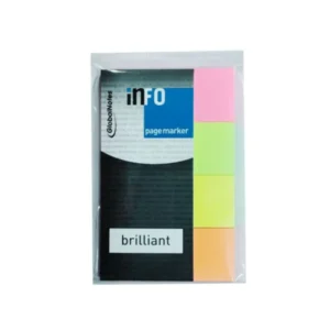 Nota Adhes Banderita Info Notes Neon 4 Colores