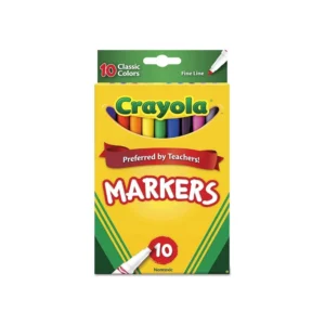 Marcador Escolar Crayola 10 Colores Fino 58-7726