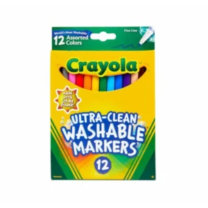 Marcador Escolar Crayola 12 Colores Lavab Fino 58-7813