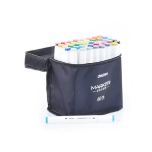 Marcador Doble Punta Paquete 40 Deli