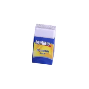 Borrador Merletto Plastico Blanco Peque?o 8303