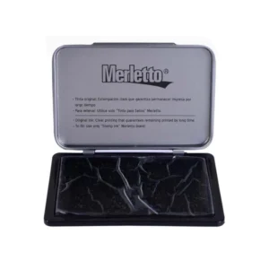 Almohadilla Para Sello Negro #1 Merletto 11X7cm