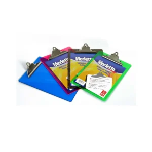 Tablero Tama?o Oficio Merletto Plastico Surtido 5425