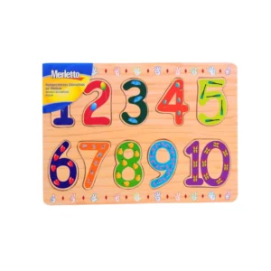 Rompecabeza Madera Numeros Merletto 0617
