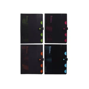 Acordeon Plastico Tama?o Carta 5 Divisiones Con Liga Surtido Merletto