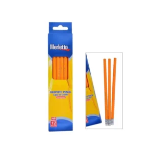 Lapiz Grafito Hb Paquete 12 Merletto