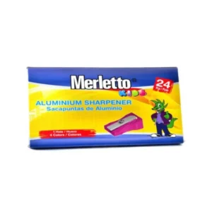 Sacapunta Merletto Paquete 24 Metal Colores Surtido