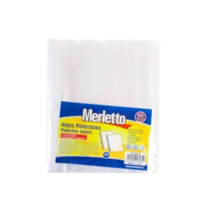 Hoja Protect Paquete 100 Transp Merletto