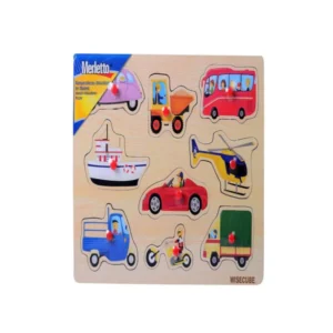 Rompecabeza Madera Transporte Merletto 51838