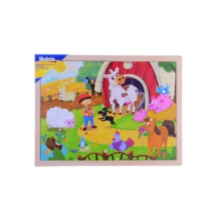 Rompecabeza Madera Granja 35Pzs Merletto