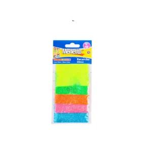Escarcha Merletto Paquete 5 Bolsitas 7G Blister Neon Surtido
