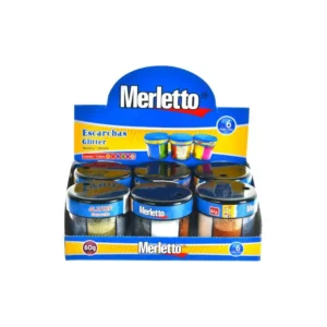 Escarcha Merletto Bote 6 Col Metalica 55G