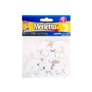 Foamy Adhesivo Merletto Paquete40 Luna Y Estrellas