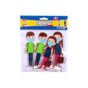 Foamy Figura Distanciamiento Paquete6 Covid Merletto