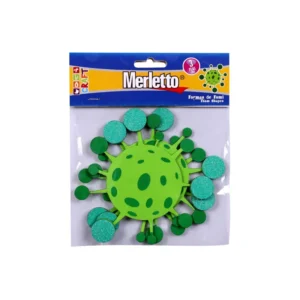 Foamy Figura Coronavirus Grande Paquete3 Covid Merletto
