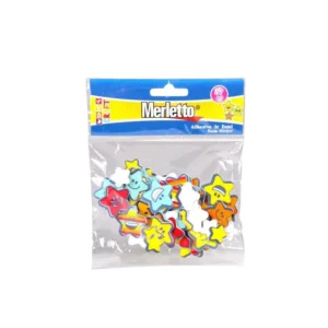 Foamy Adhesivo Estrellas 45Piezas Merletto