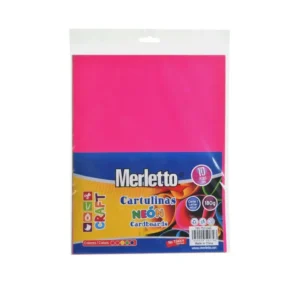 Cartulina Carta Col Neon 10Hjs Merletto