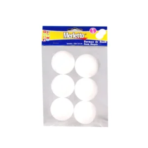Esteirofon Pelota 5.5cm 6 Pzs Merletto