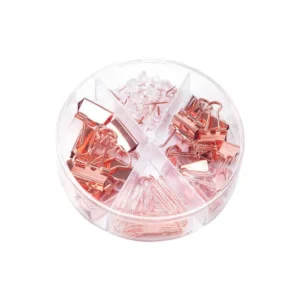 Clip Set Deli Dorado Clips/Clip Billetero/Push Pin