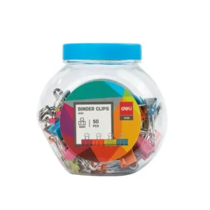 Clip Billetero 1 Bote 50 piezas Deli Surtido (15Mm)