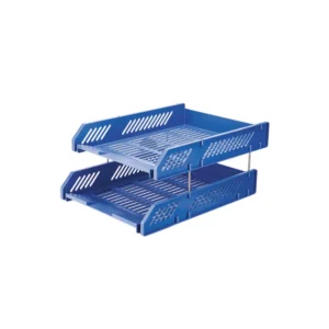 Papelera Deli Plastico Azul 2 Depositos