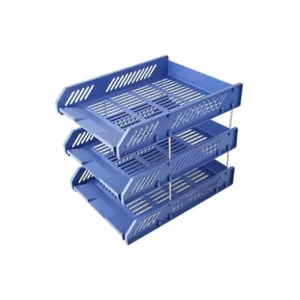 Papelera Deli Plast Azul 3 Depositos