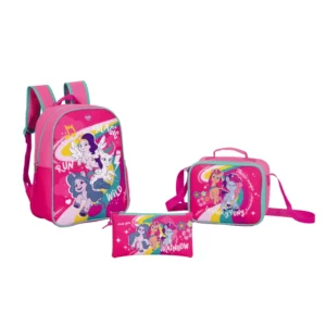 Mochila 15  My Little Con Lonchera Y Lapicero