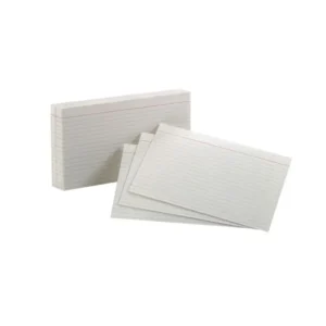 Index Card 5x8 Rayada Paquete100 Oxford