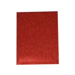 Foamy Pliego Escarchada Rojo Paquete10 50X70Cm
