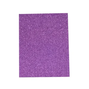 Foamy Tama?o Carta Escarchada Lila Paquete10