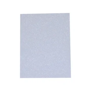 Foamy Tama?o Carta Escarchada Blanco Paquete10