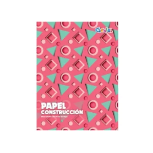 Block 9x12 Papel Construccion 50hjs Genial