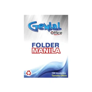 Folder Manila Tama?o Oficio Paquete100 Genial