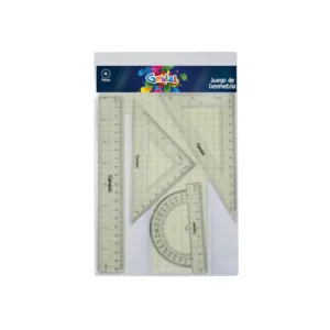 Juego Geometria 30cm 4pzs Genial