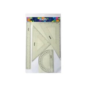 Juego Geometria Grande 30cm 4pzs Genial